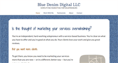 Desktop Screenshot of bluedenimdigital.com
