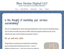 Tablet Screenshot of bluedenimdigital.com